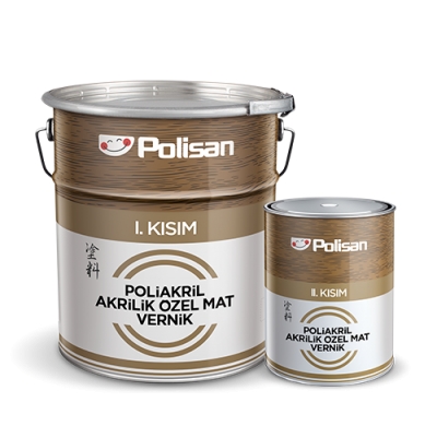 Poliakril Akrilik &Ouml;zel Mat Vernik